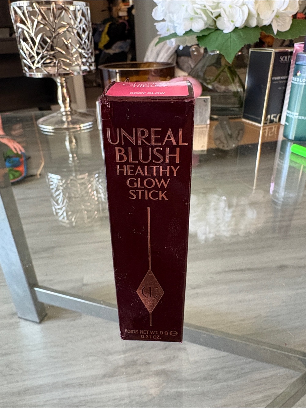 Charlotte Tilbury Unreal Blush Healthy Glow Stick - Deep Burgundy & Pink